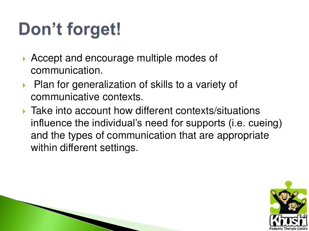 Intentional communication
