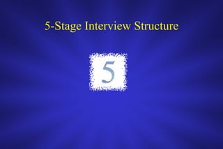 5-Stage Interview Structure 