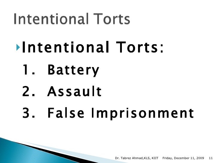 Intentional Torts