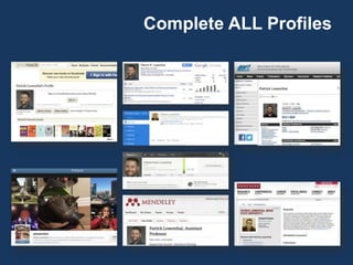 Complete ALL Profiles
 