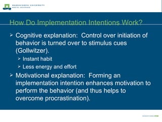 Intention-behavior relations | PPT
