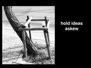 hold ideas
askew
 