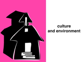 culture
and environment
 