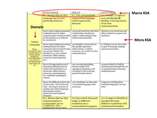 Descriptors   Macro KSA


Domain


                        Micro KSA
 