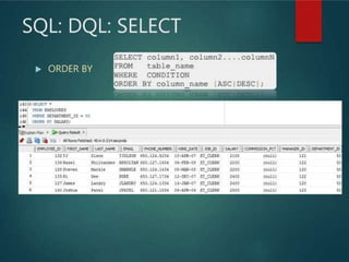 SQL stands for Structured Query Language. | PPTX