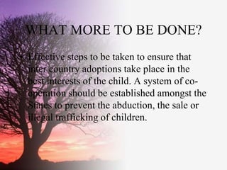 Inter Country Adoption