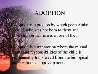 Inter Country Adoption