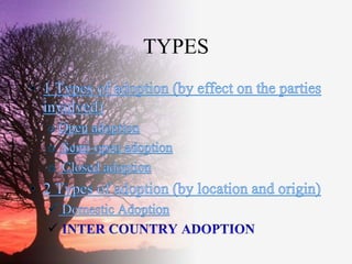 Inter Country Adoption