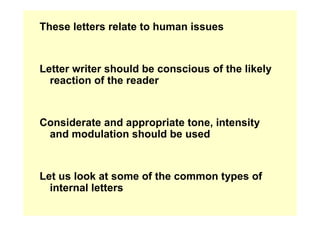 Inter office written communication | PDF