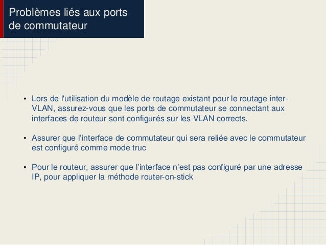 Cours Routage Inter Vlan