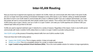 Inter vlan routing plus configuration | PPTX | Computer Networking ...