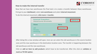 Inter warehouse transfer in odoo | PDF