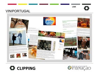 LINK

VINIPORTUGAL




     CLIPPING
 