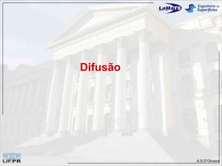 Difusão




          A.S.D’Oliveira
 