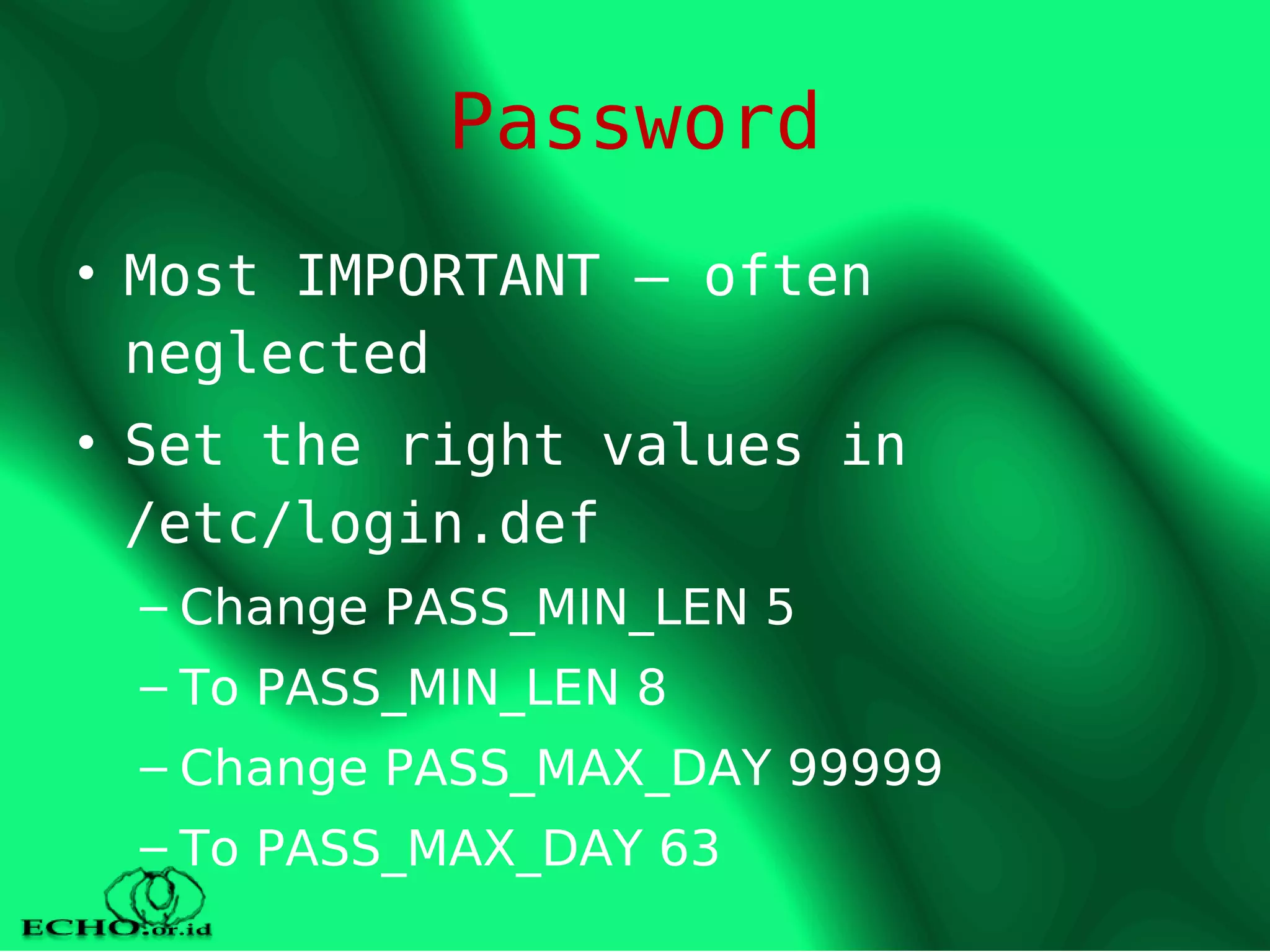 linux security: interact with linux