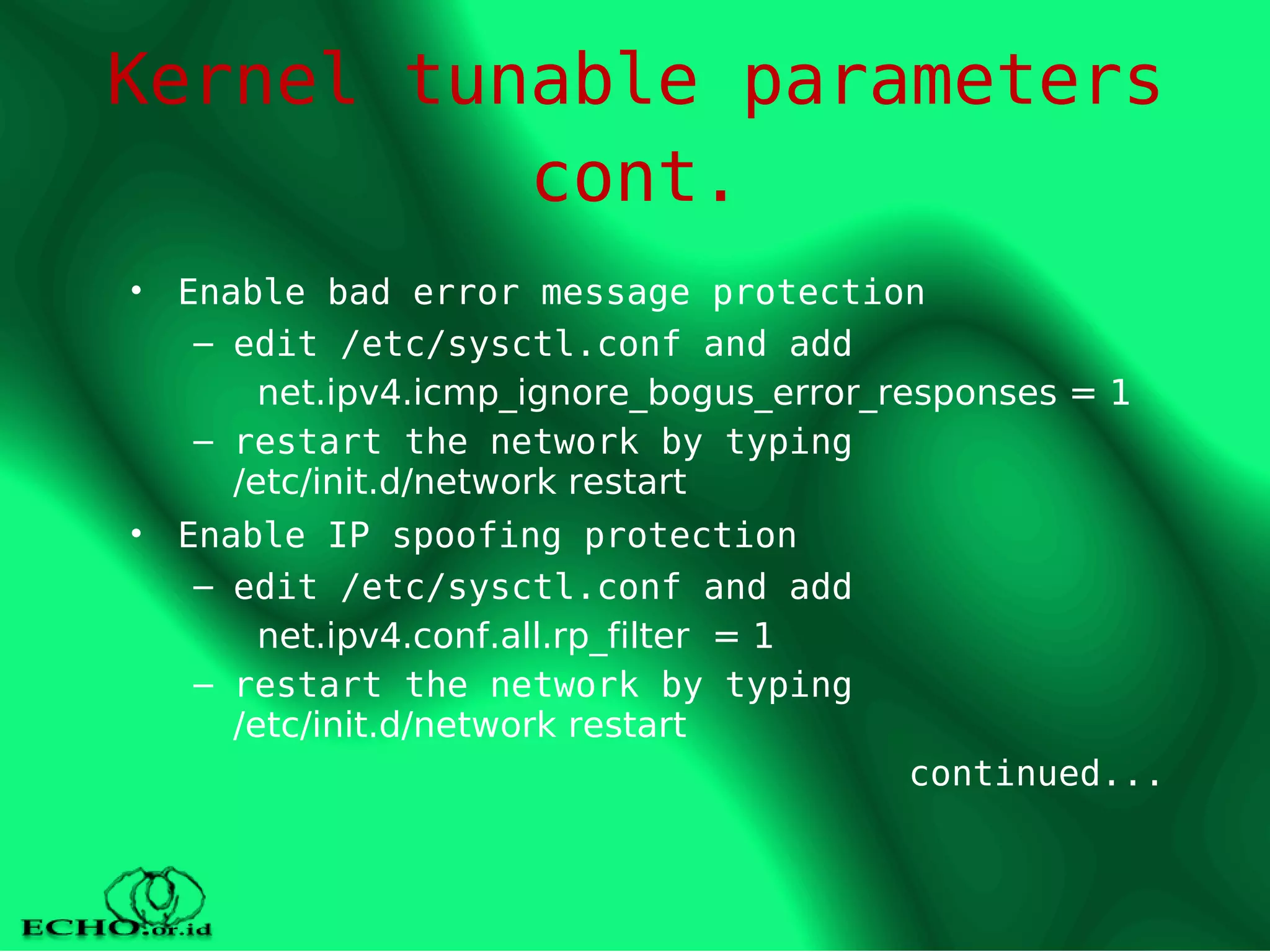 linux security: interact with linux