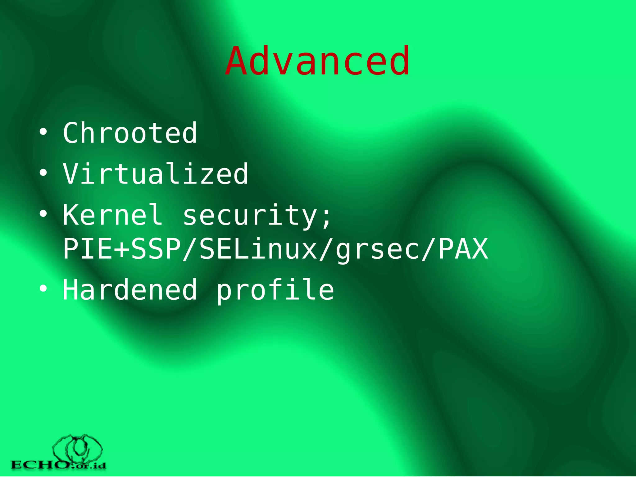 linux security: interact with linux