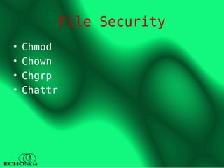 linux security: interact with linux