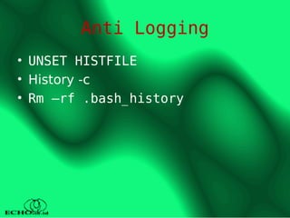 linux security: interact with linux