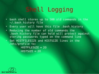 linux security: interact with linux
