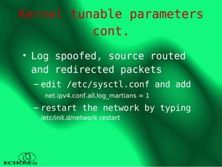linux security: interact with linux