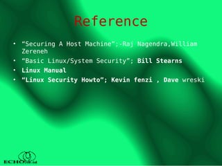 linux security: interact with linux