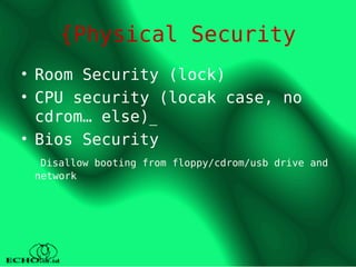 linux security: interact with linux