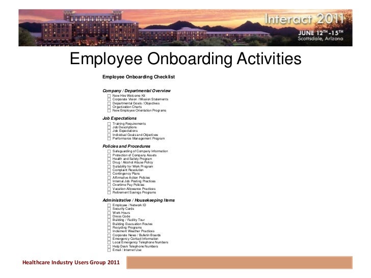 HIUG Interact 2011 Paperless PeopleSoft Onboarding for 