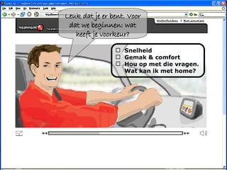 Leuk dat je er bent. Voor dat we beginnen: wat heeft je voorkeur? Snelheid Gemak & comfort Hou op met die vragen. Wat kan ik met home? 