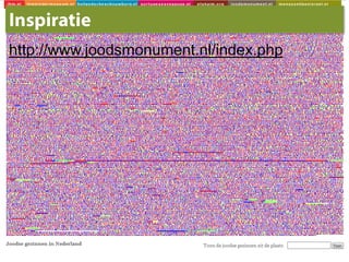 Inspiratiehttp://www.joodsmonument.nl/index.php