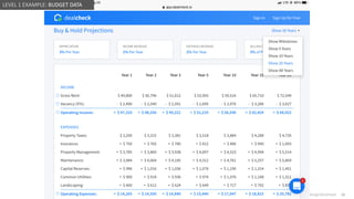 @design4context Guiding Users Towards Action UXPA2021
@design4context 18
LEVEL 1 EXAMPLE: BUDGET DATA
 