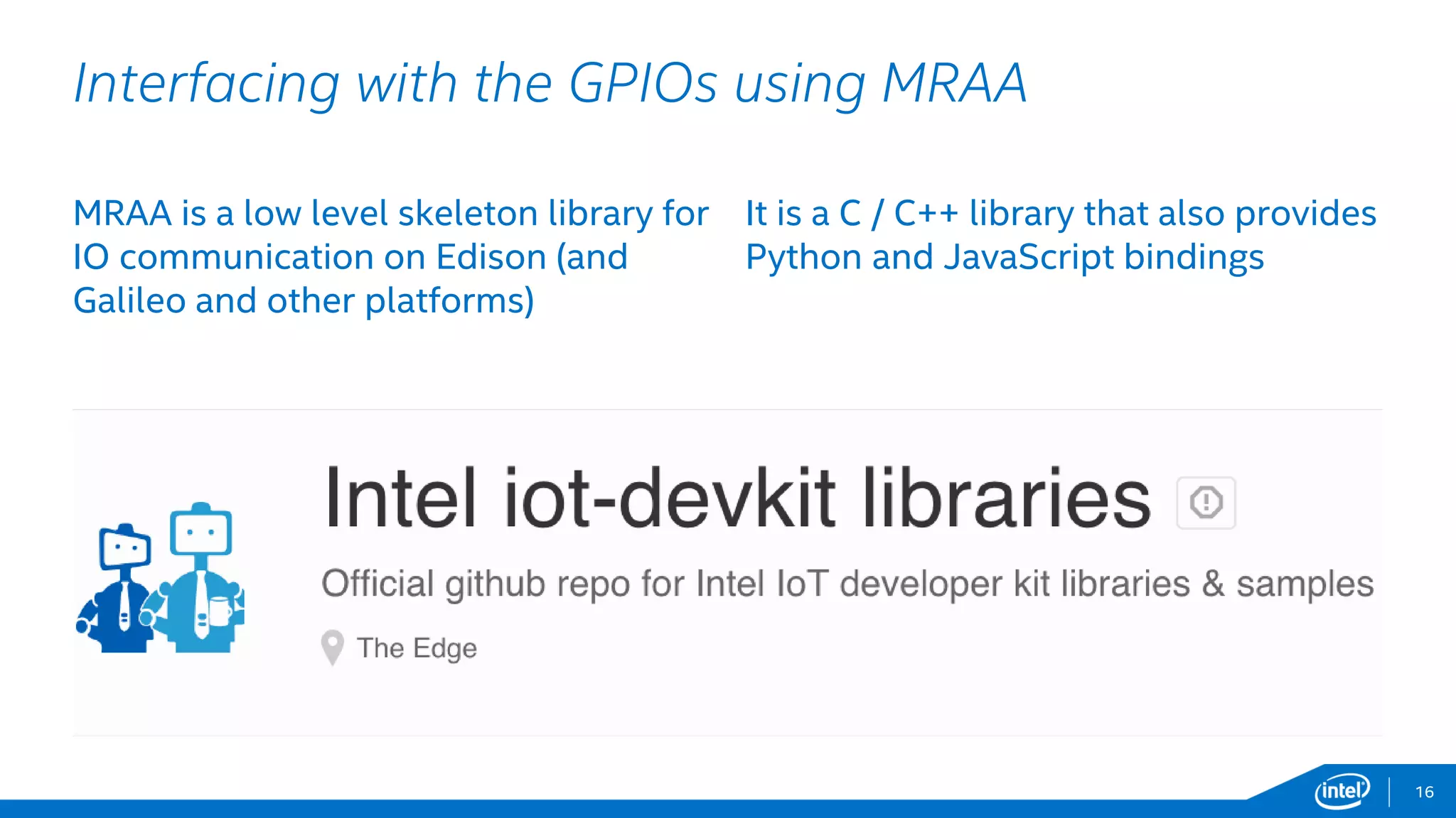 Interacting with Intel Edison | PDF