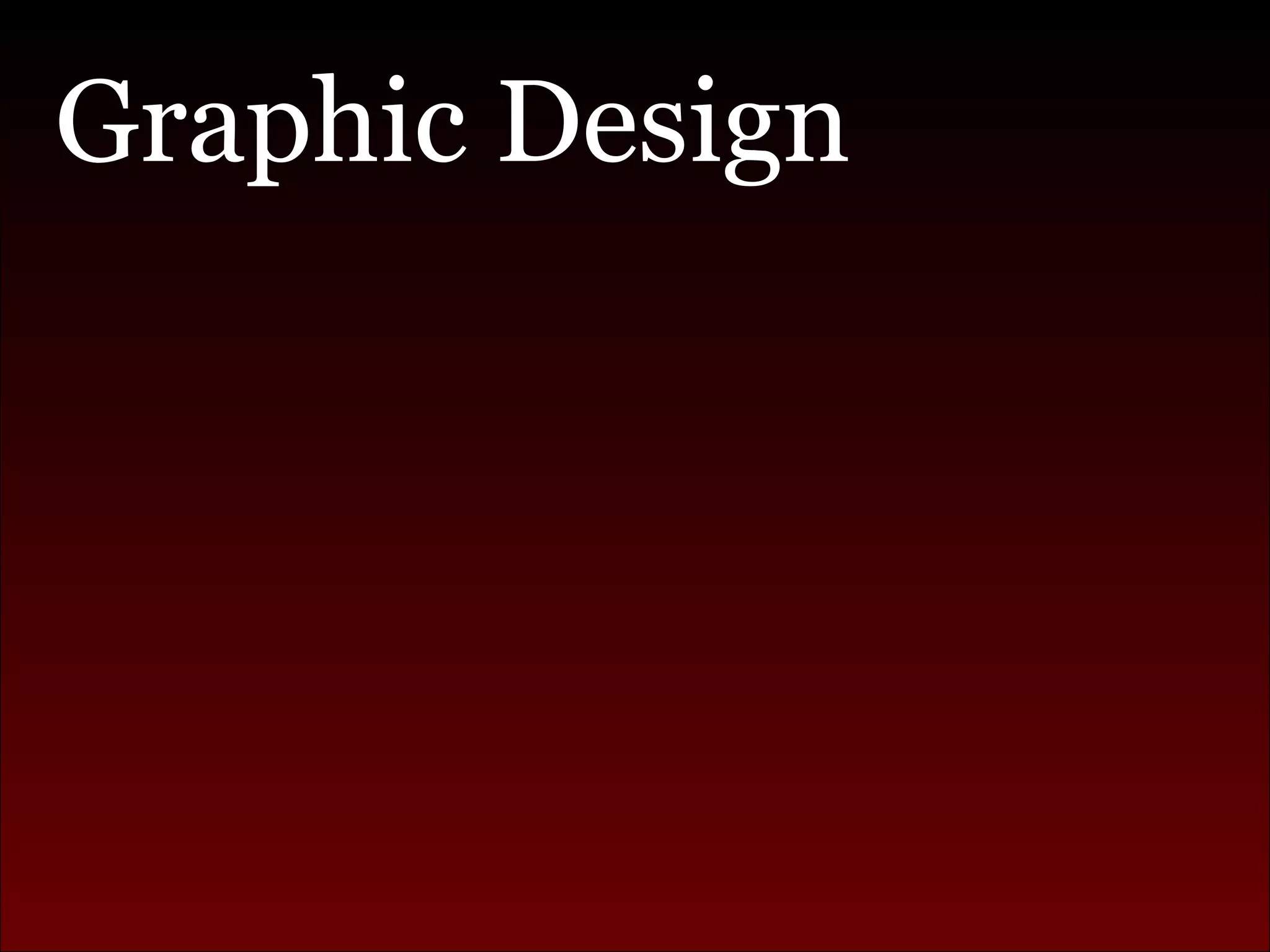 Graphic Design 