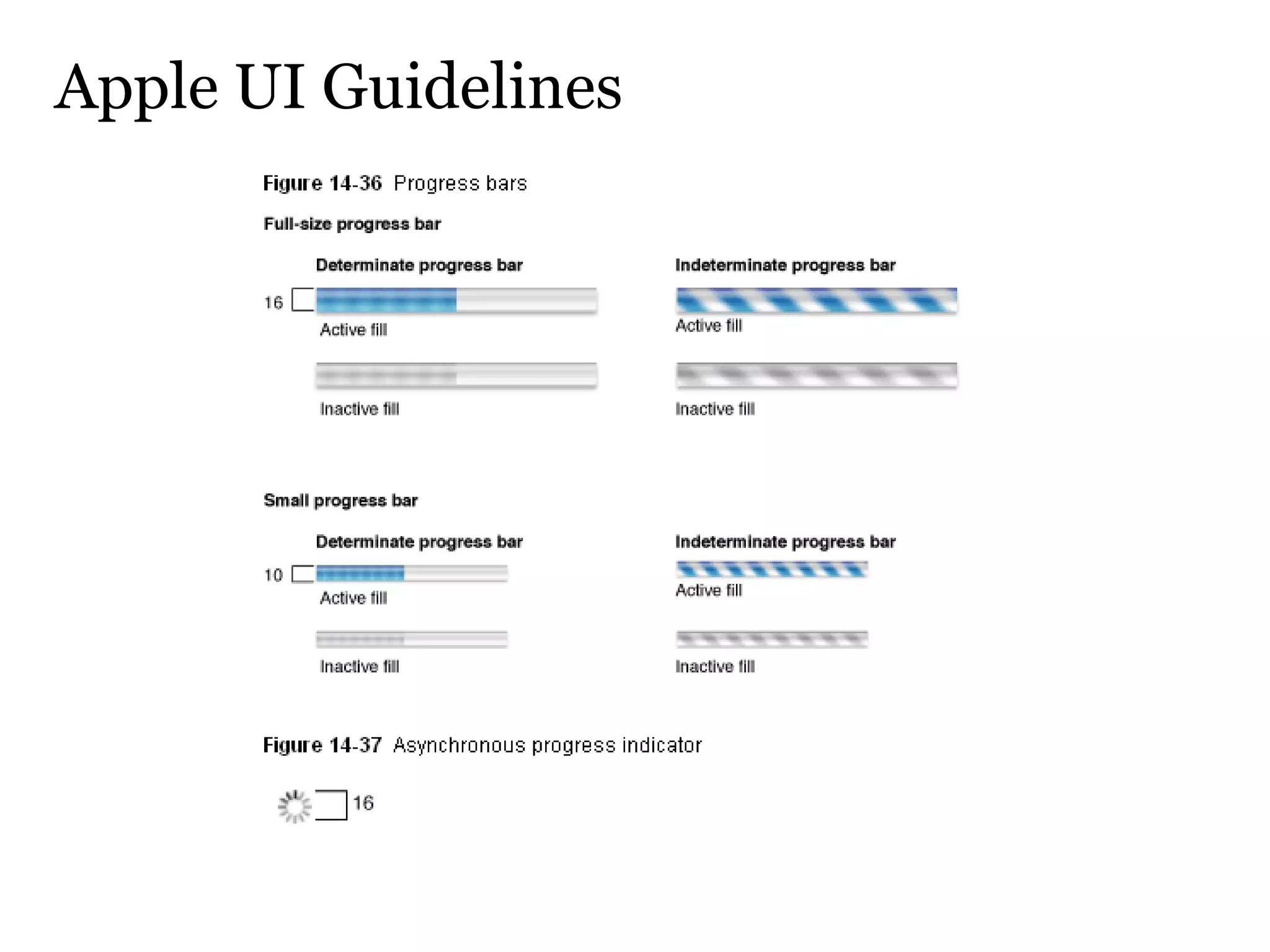 Apple UI Guidelines 