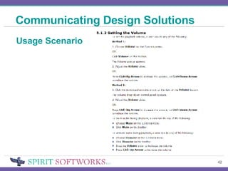 Communicating Design Solutions Usage Scenario 