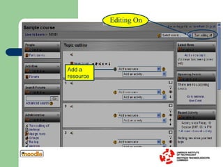 Editing On Add a resource 