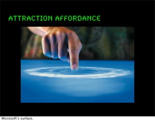 Interaction as a Material