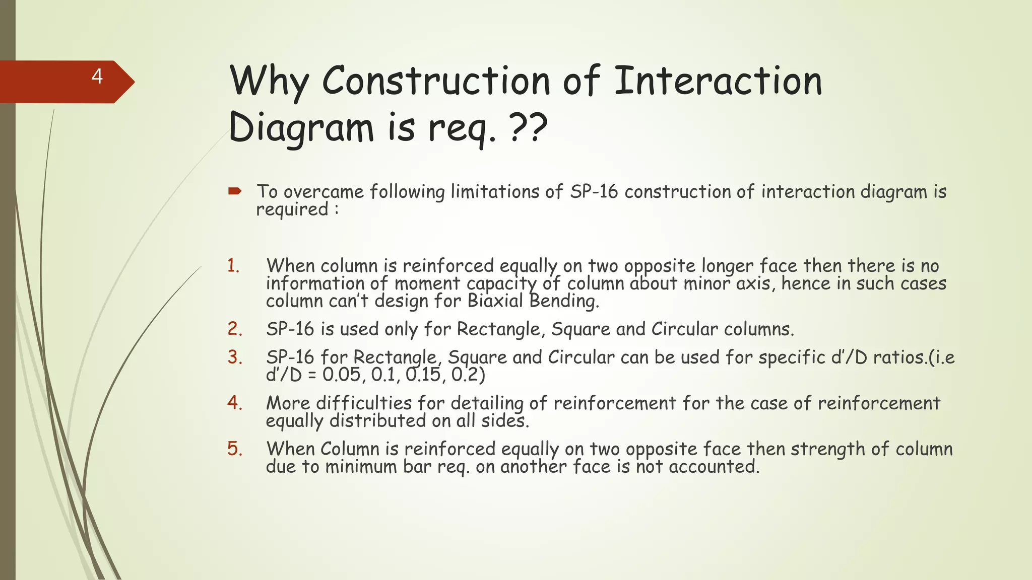 Column Interaction Diagram construction | PPTX | Civil Engineering ...
