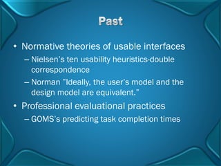 Normative Task Interaction criticism | PPTX
