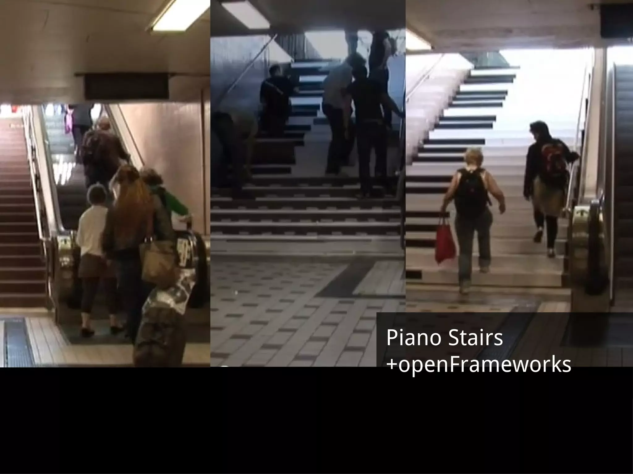 Piano Stairs  +openFrameworks 