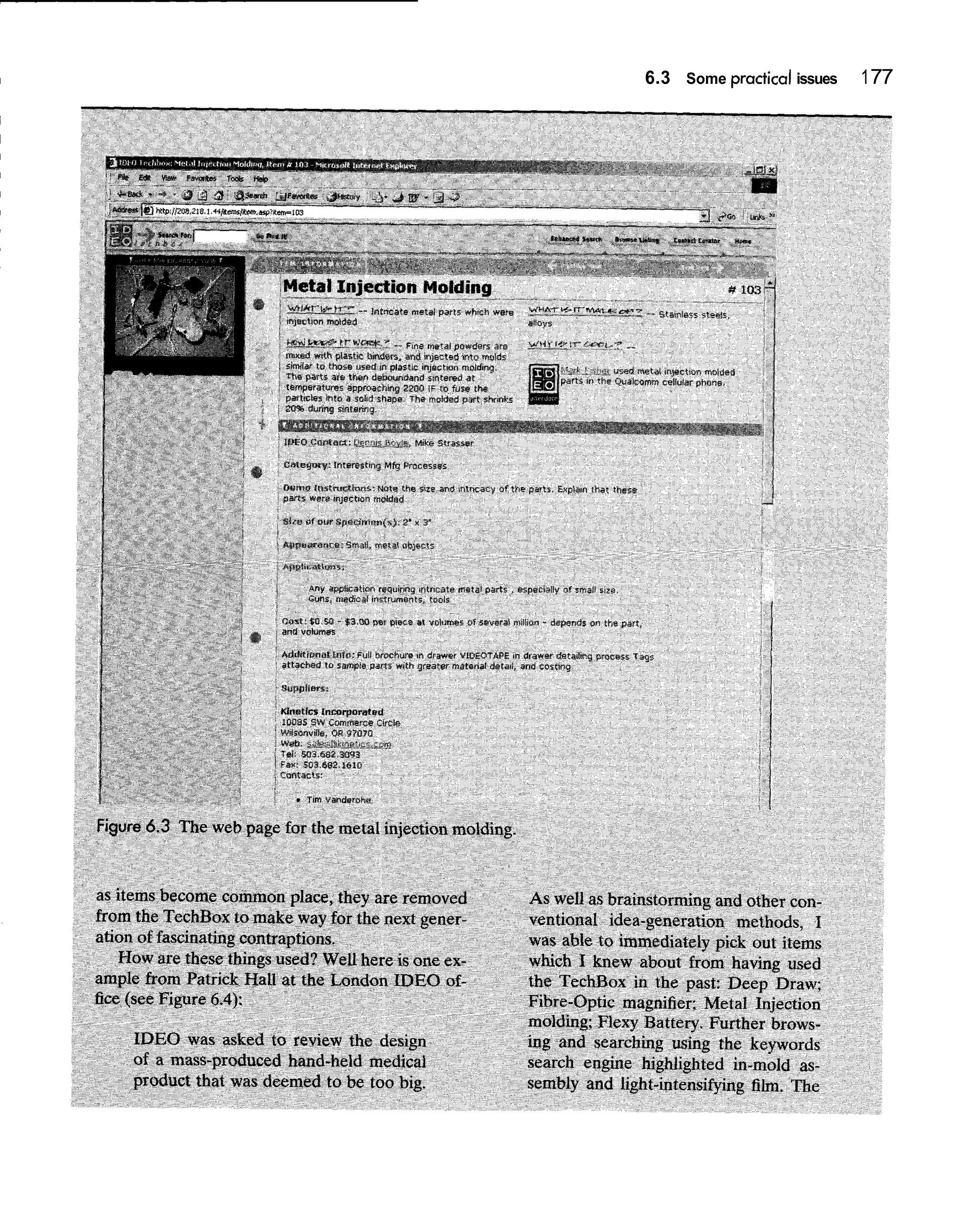 1   6.3 Some ~ractical
                     issues   1 77
 