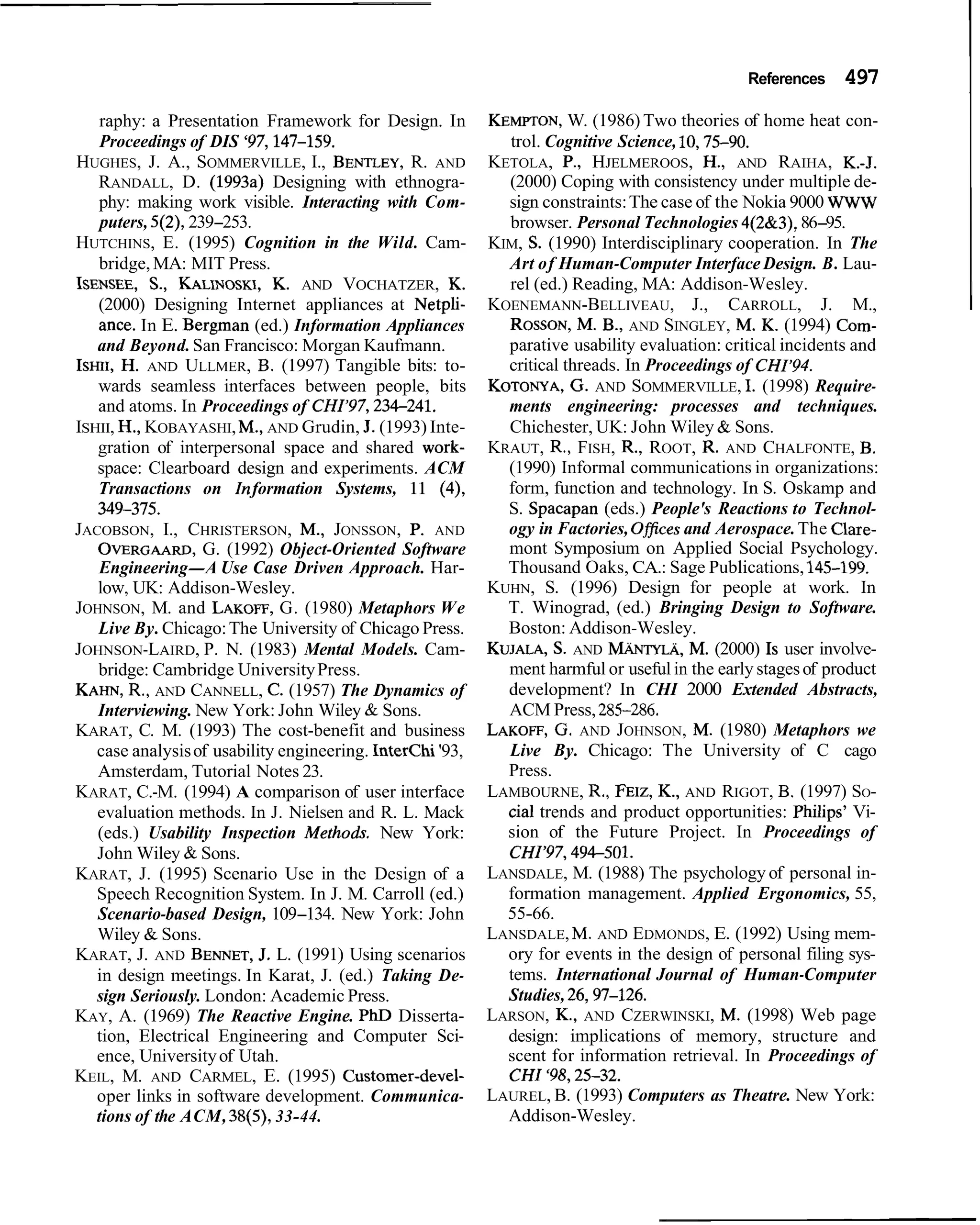 Interaction design beyond human computer interaction