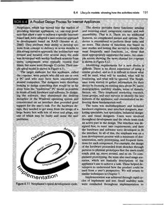 6.4 Lifecycle models: showing how the activities relate   1 91
 