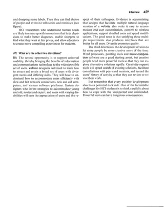 Interaction design beyond human computer interaction