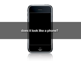 does it look like a phone?
 