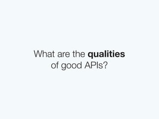 The Interaction Design Of APIs