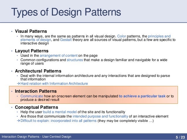 types of design