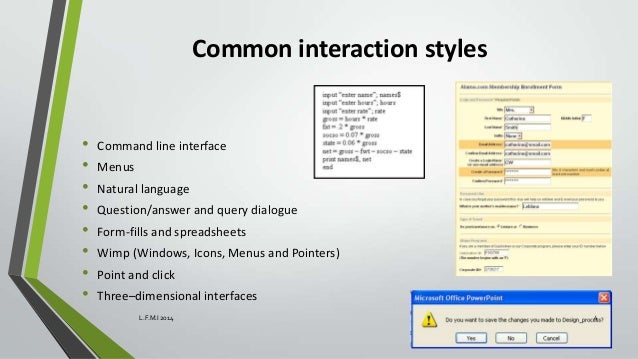 Interaction design quick tour 2