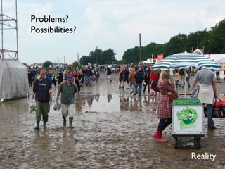 Reality
Problems?
Possibilities?
 