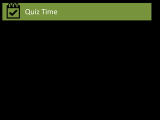 Quiz Time
 